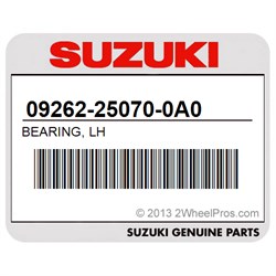 Подшипник коленвала 25x52x13 оригинал Suzuki RM 125, , Bearing 09262-25070-0A0 (09262-25071-0A0)