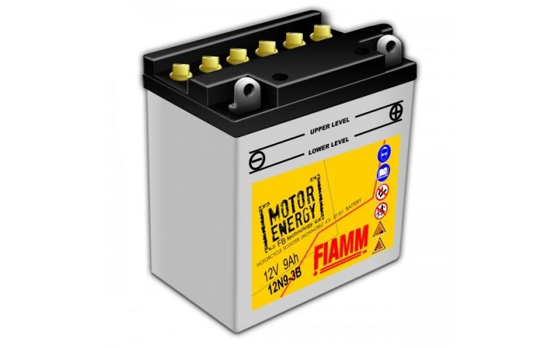 Аккумуляторная батарея Fiamm Motor Energy AGM Technology 12N9-3B, 12V 9Ah R+