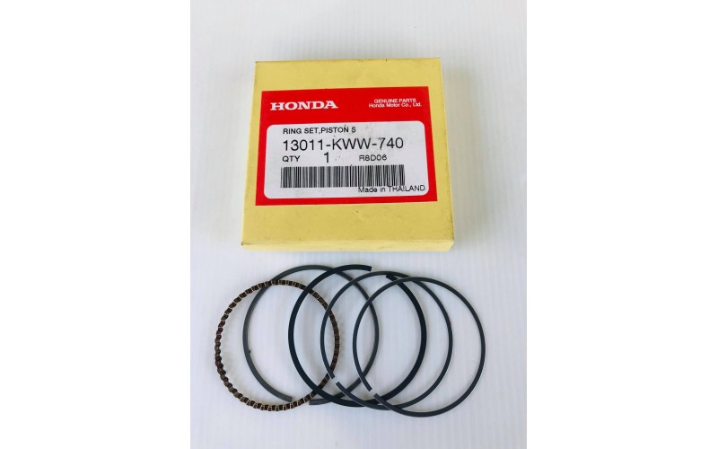 Кольца поршневые STD оригинал HONDA DIO Vision 110 piston ring 13011-KWW-740 (13011-GCC-C50, 13011-KVB-T00)