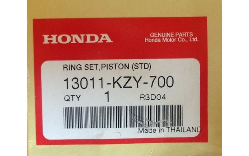 Кольца поршневые оригинал HONDA SH 150  piston ring std 13011-KZY-700