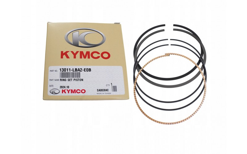 Кольца поршневые 92 mm оригинал Kymco MXU 500, 550, piston rings 13011-LBA2-E0B