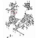 Клапан лепестковый оригинал Suzuki AD 50, Valve assy reed 13150-40D00