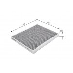Фильтр салона Bosch для  FIAT DOBLO, FIORINO, LINEA, PUNTO, PUNTO, air filter 1987432537 (1987432488, 77365764)