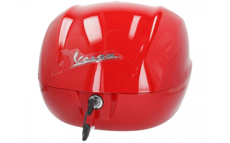 Кейс верхний красный оригинал VESPA Primavera, Top Case 32L Red 894, 1B00001600R7