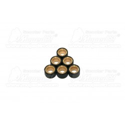 Ролики (грузики) вариатора 19x14 12g M91 для Aprilia, Piaggio, Vespa 125, Variator weight set 20139 (4878225, 434852, 4348520001, 4348525, AP8550431)