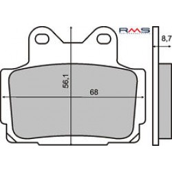 Колодки тормозные sinter RMS для Yamaha, Brake Pads 225101041 (4AP-W0046-00-00)