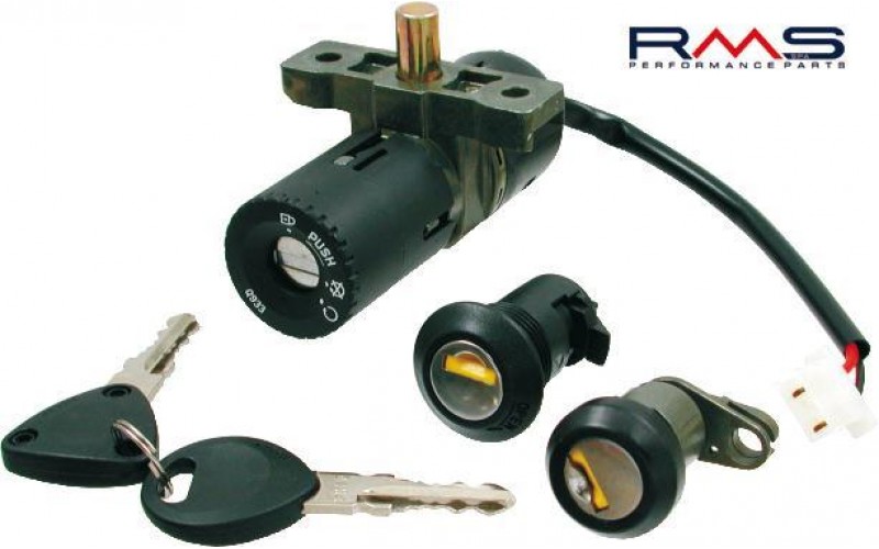 Замок зажигания RMS для scooter Honda SH 125-150, key sets main switches 246050400 (246050401, 35010-KPR-900)