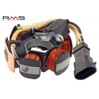 Генератор (статор) RMS для Aprilia, Derbi, Gilera, Piaggio, Vespa 50 2t. Stator Assy 246350072 (639865, 584525, 827849, 830296, AP8515105)