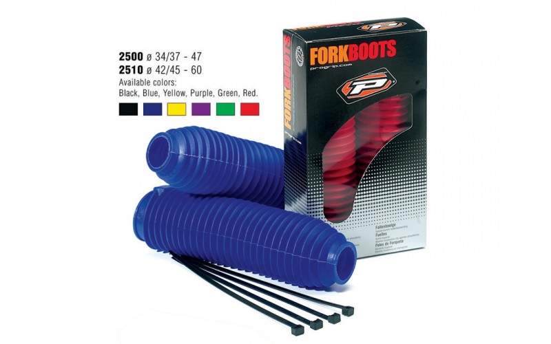 Гофры вилки синие Progrip 350x42 Fork boots 2510.04
