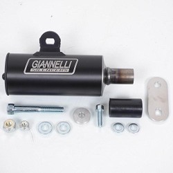Глушитель трубы Giannelli для LML Star 125->200 4T, Aluminium silencer 30602