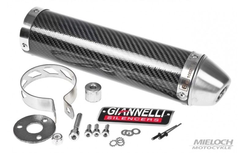 Глушитель трубы Giannelli для Derbi Senda X-Race/ X-Treme, Carbon fibre silencer 34684HF