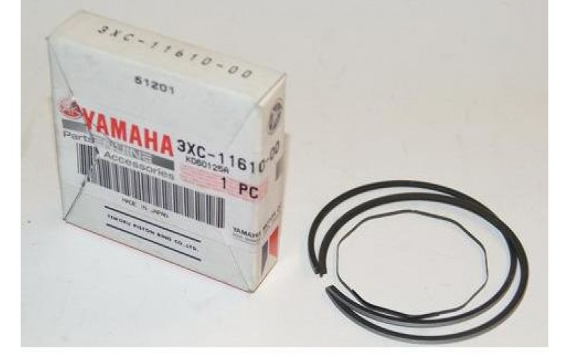 Кольца поршневые оригинал moto Yamaha TZR 125, 2t, piston ring STD 3XC-11610-00-00 (2MA-11610-01-00, 2YK-11610-01-00)