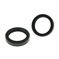 Сальники вилки 40x52x10/10,5 Athena для Aprilia, Derbi, Gilera, Moto Guzzi, Piaggio, Fork Oil Seals Kit P40FORK455050 (599501, 000015305690, 000275305840, 00H00203471, 00H00205471, AP8103235, AP8123353, AP8123718, GU01530569, GU27530584)