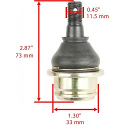 Шаровая опора All Balls Racing для Yamaha Viking 700 Wolverine 700, 850, Ball Joint Kit 42-1052 (1XD-23579-00-00)