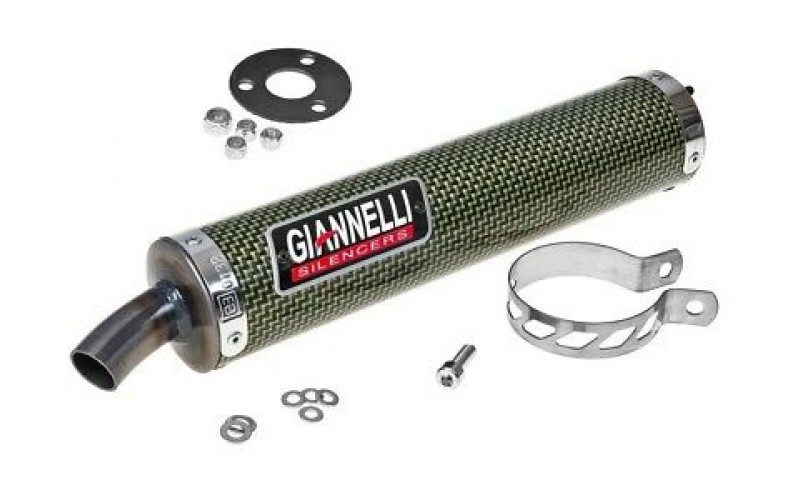Глушитель трубы Giannelli для Derbi GPR 125 R- Nude 2T, Carbon fibre silencer 53502