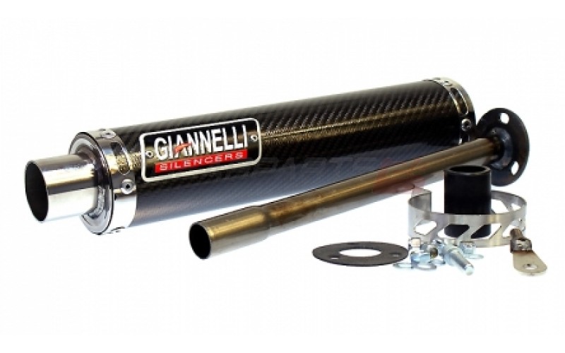 Глушитель трубы Giannelli для Derbi GPR 125 R- Nude 2T, Carbon fibre silencer 53612HF