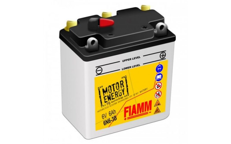 Аккумуляторная батарея Fiamm Motor Energy AGM Technology 6N6-3B, 6В 6Ah R +