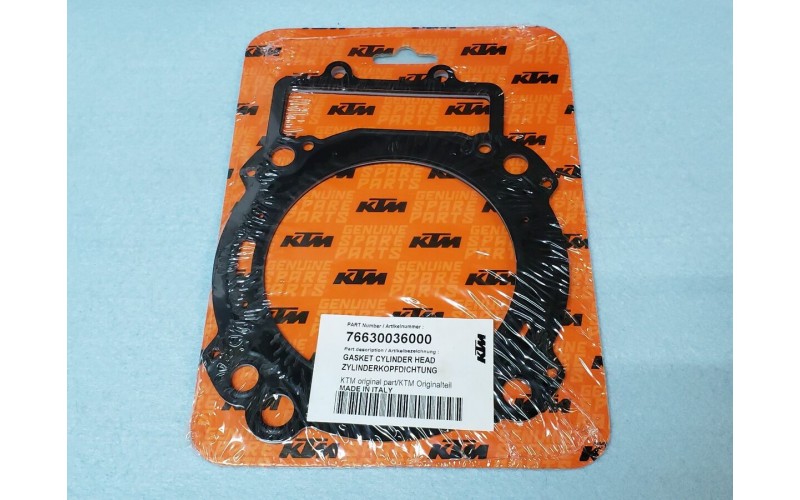 Покладка головки цилиндра 105 mm оригинал KTM 690, CYLINDER HEAD GASKET 76630036000