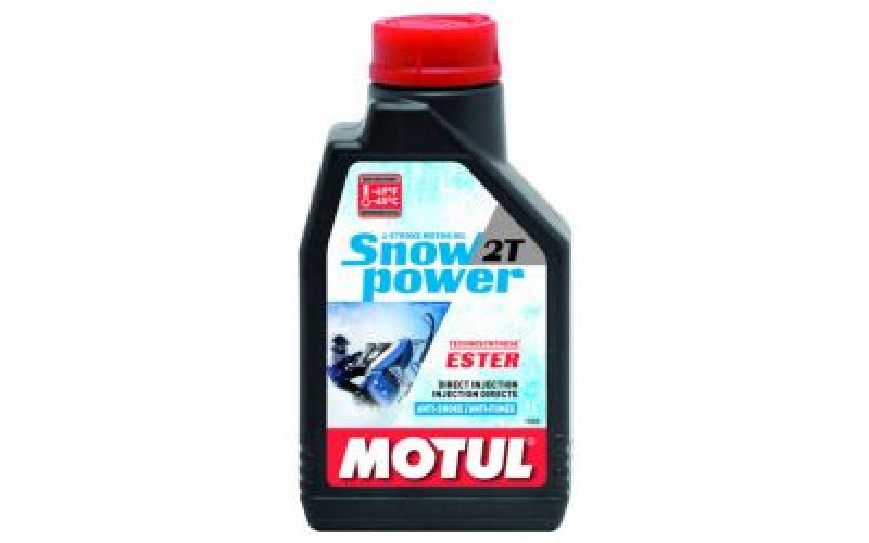 Масло MOTUL 812201 / SNOWPOWER 2T (1L), полусинтетика