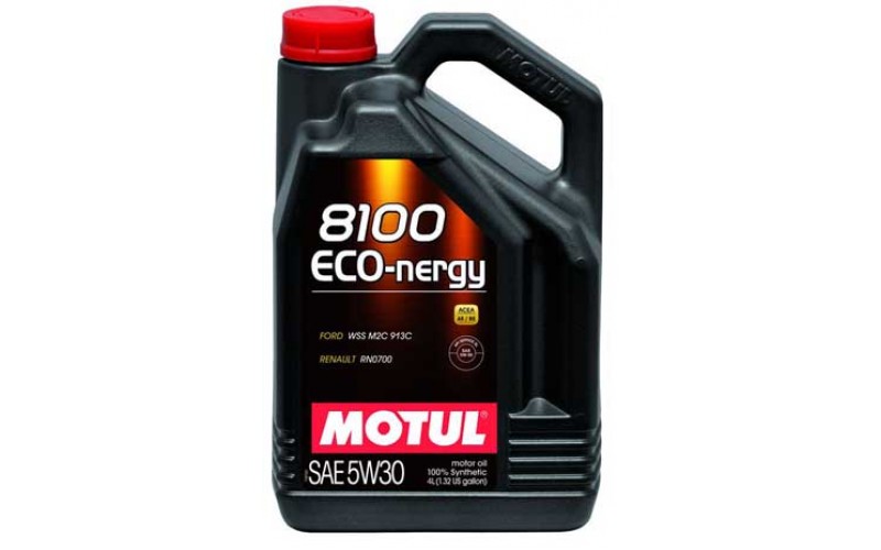 Двигательное масло для автомобилей Motul 8100 Eco-nergy 5W30, 812307, 4л