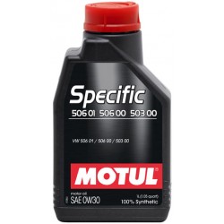 Двигательное масло для автомобилей Motul SPECIFIC 506.01-506.00-503.00 0W-30, 824201, 1л