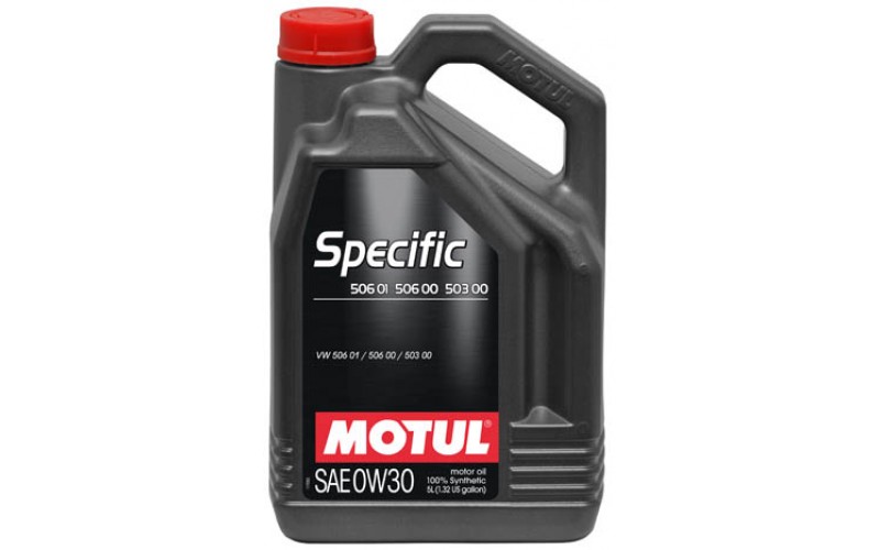Двигательное масло для автомобилей Motul SPECIFIC 506.01-506.00-503.00 0W-30, 824206, 5л