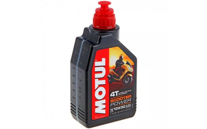 Масло Motul SCOOTER POWER 4T SAE 10W30 MB 1L, oil 832201