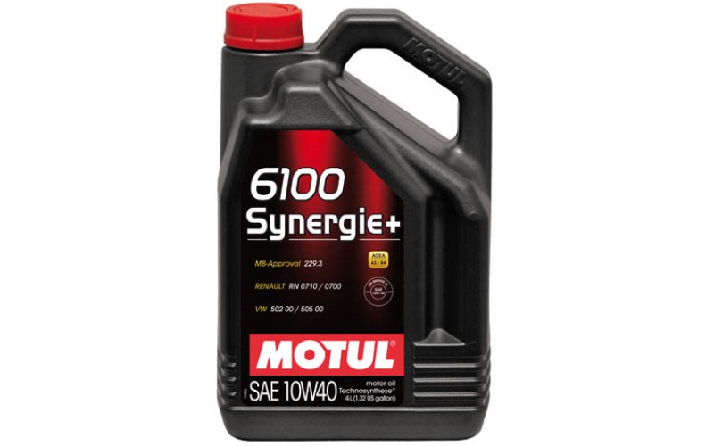 Двигательное масло для автомобилей Motul 6100 Synergie+ 10W40, 839451, 5л