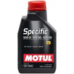 Двигательное масло для автомобилей Motul Specific 505 01 502 00 5W40, 842411, 1л