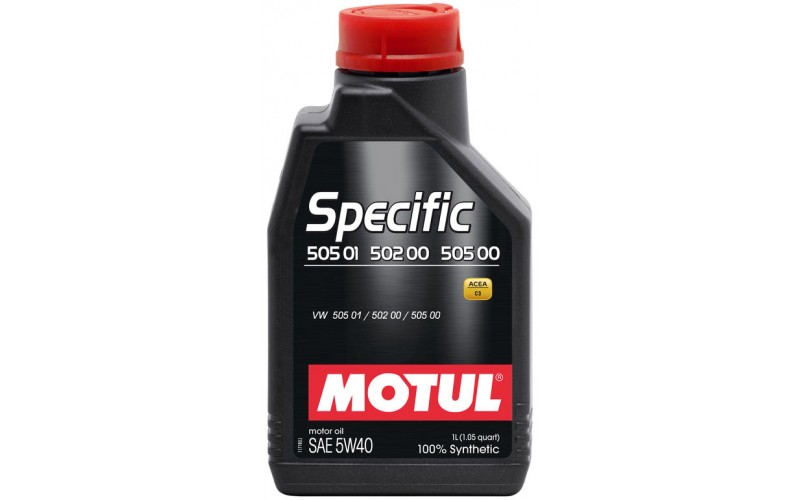 Двигательное масло для автомобилей Motul Specific 505 01 502 00 5W40, 842411, 1л