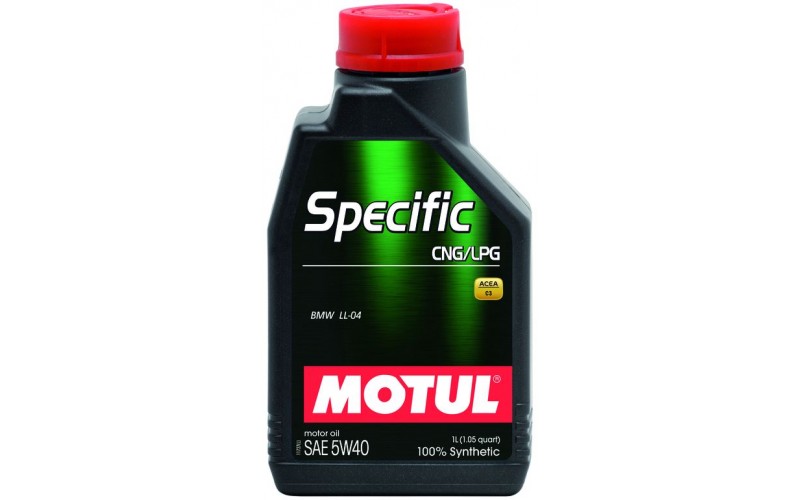 Двигательное масло для автомобилей Motul Specific CNG/LPG 5W40, 854011, 1л