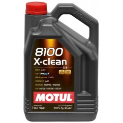 Двигательное масло для автомобилей Motul 8100 X-clean 5W40, 854151, 5л