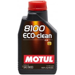 Двигательное масло для автомобилей Motul 8100 ECO-CLEAN 0W-30, 868011, 1л
