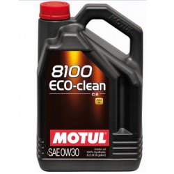 Двигательное масло для автомобилей Motul 8100 ECO-CLEAN 0W-30, 868051, 5л