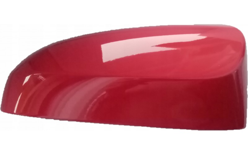 Накладка зеркала правая красная оригинал Toyota AYGO, RIGHT DRIVER SIDE WING MIRROR COVER 879150H040D0 (87915-0H040-D0)