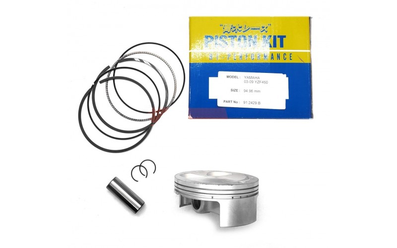 Пошень в комплекте 94,95 мм Mitaka для Yamaha WR 450, YZF 450, Piston Kit 91.2429.A (5TJ-11631-00-00, 5JG-11603-00-00, 01.2429.A, 22915A, NX-40045)