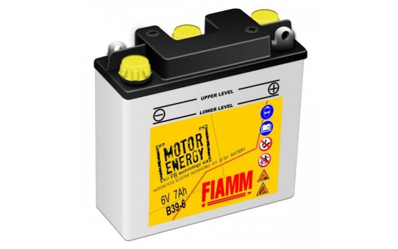 Аккумуляторная батарея Fiamm Motor Energy AGM Technology B39-6, 6V 7Ah R +