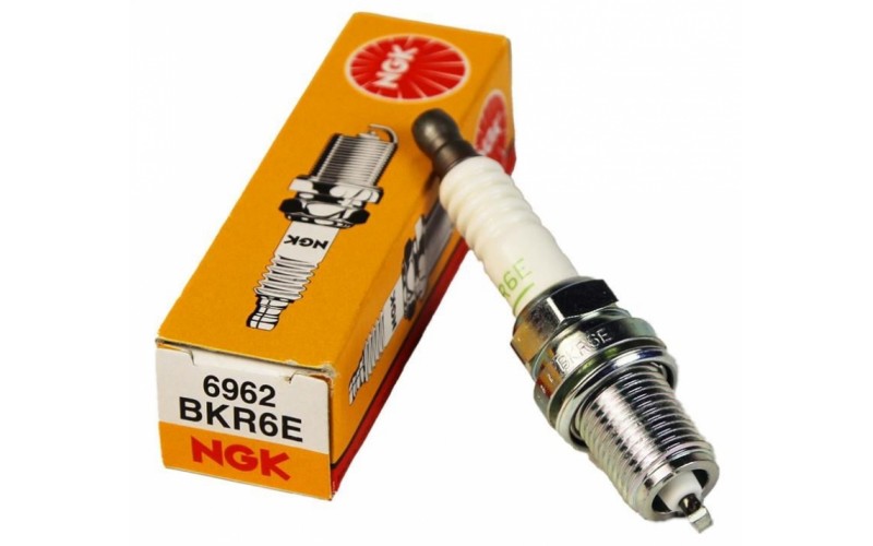 Свеча зажигания NGK BKR6E Spark plug 6962 (94702-00405-00, 94702-00401, 94702-00401-00, 94702-00405, BKR6EKU, BKR6ES11, NGK-BKR6ES-11, SPL-BKR6E-KU-00)