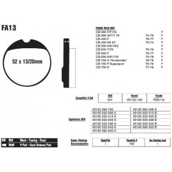 Колодки тормозные EBC Standard FA013