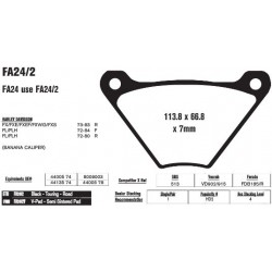 Колодки тормозные EBC V-Serie FA024/2V