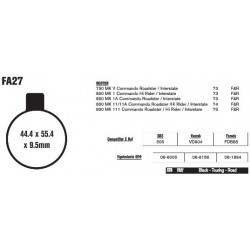 Колодки тормозные EBC Standard FA027