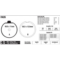 Колодки тормозные EBC Standard FA035