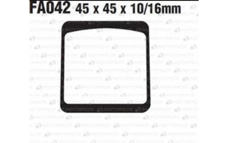 Колодки тормозные EBC Standard FA042