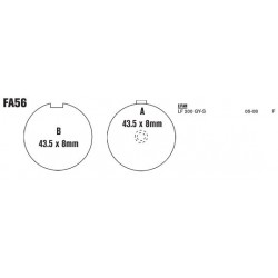 Колодки тормозные EBC Standard FA056