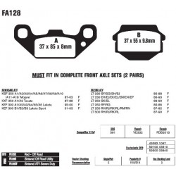 Колодки тормозные EBC R-Serie FA128R