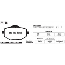 Колодки тормозные EBC Standard FA136