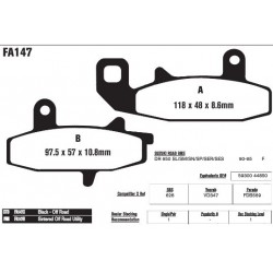 Колодки тормозные EBC R-Serie FA147R