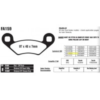 Колодки тормозные синтетические EBC sintered off road ATV Polaris Sportsman, BRAKE PADS FA159R (732.54.26, 2202412, 2200645, 2200901, 2201149, 2201398, 1910678, 1910333)