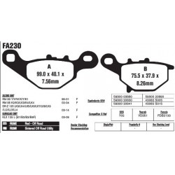 Колодки тормозные EBC R-Serie FA230R