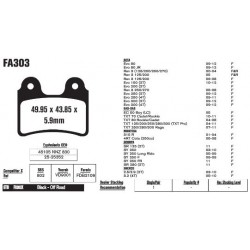 Колодки тормозные EBC Standard FA303